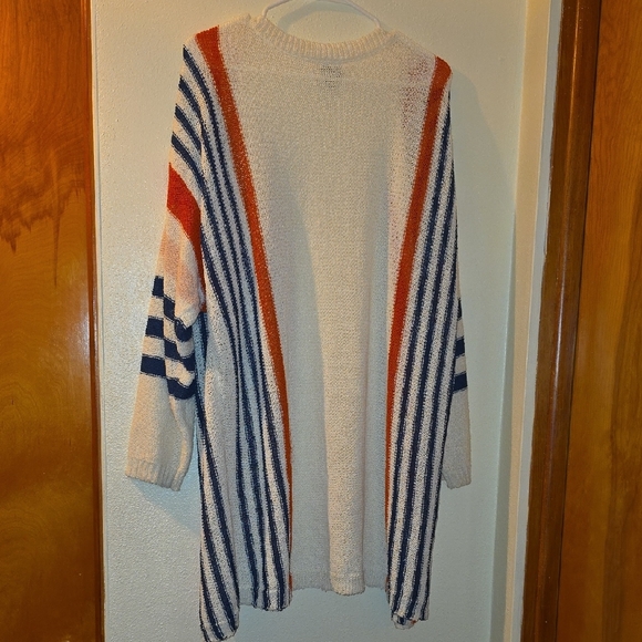 Pink Rose Multicolor Striped Cardigan - Picture 3 of 3